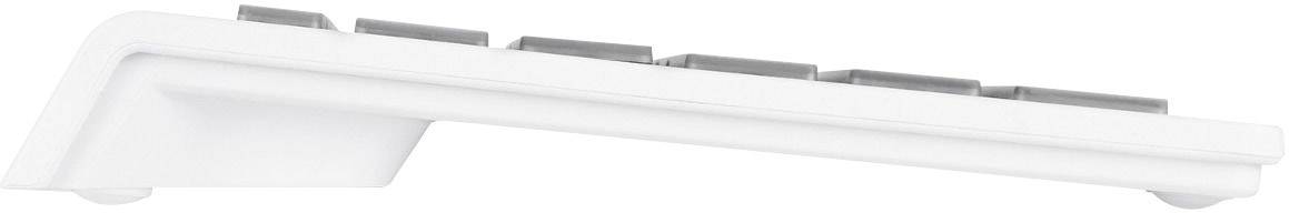 Perixx PERIBOARD-323 M W DE Funk Tastatur Englisch, QWERTY Weiß