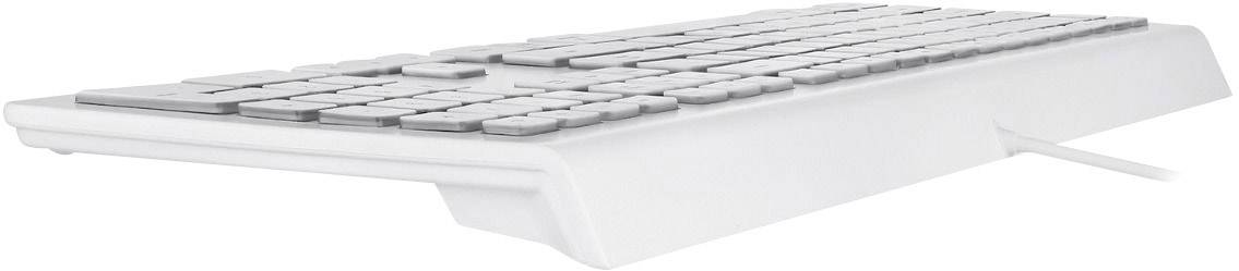 Perixx PERIBOARD-323 M W DE Funk Tastatur Englisch, QWERTY Weiß