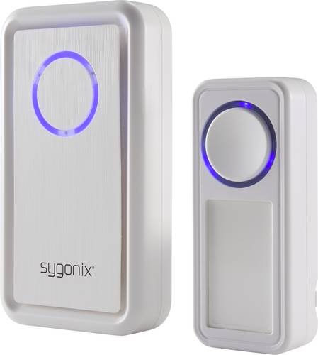 Sygonix SY-4499404 Funkklingel Komplett-Set mit Blitzlicht, mit Namensschild