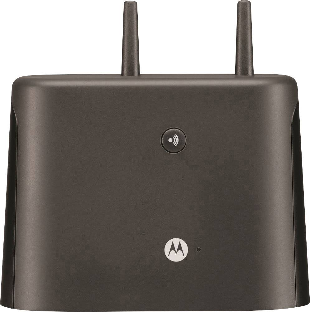 Motorola O201 DECT Schnurloses Telefon analog Freisprechen, Outdoor, wasserdicht, stoßfest Schwarz