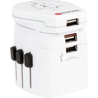 Skross 1302555 Reiseadapter Pro Light 3xUSB World Skross 1302555 Reiseadapter Pro Light 3xUSB World