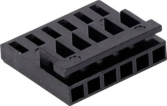 TE Connectivity Buchsengehäuse-Kabel Polzahl Gesamt 6 Rastermaß: 2.54mm 926475-6