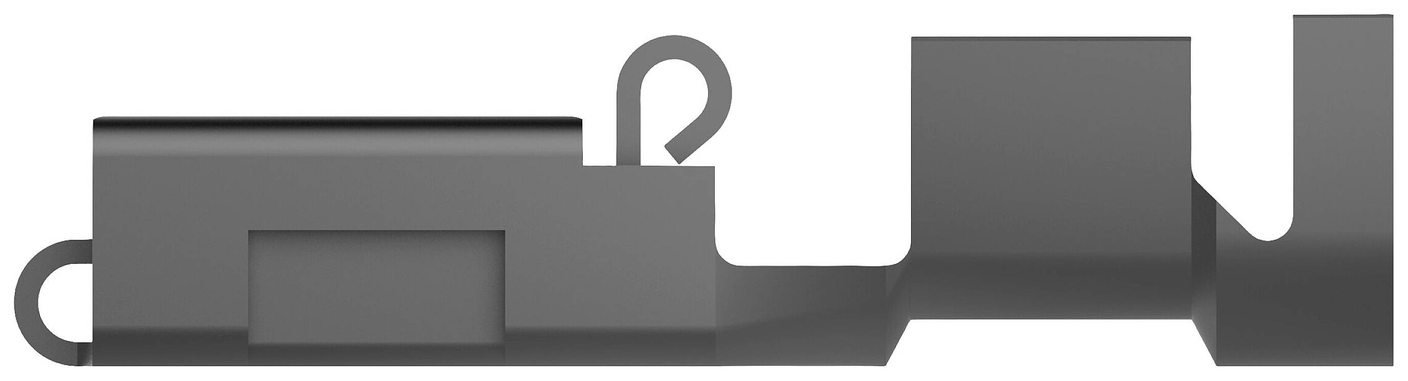 TE Connectivity 341001-4 Flachsteckhülse Steckbreite: 6.35mm Steckdicke: 0.81mm