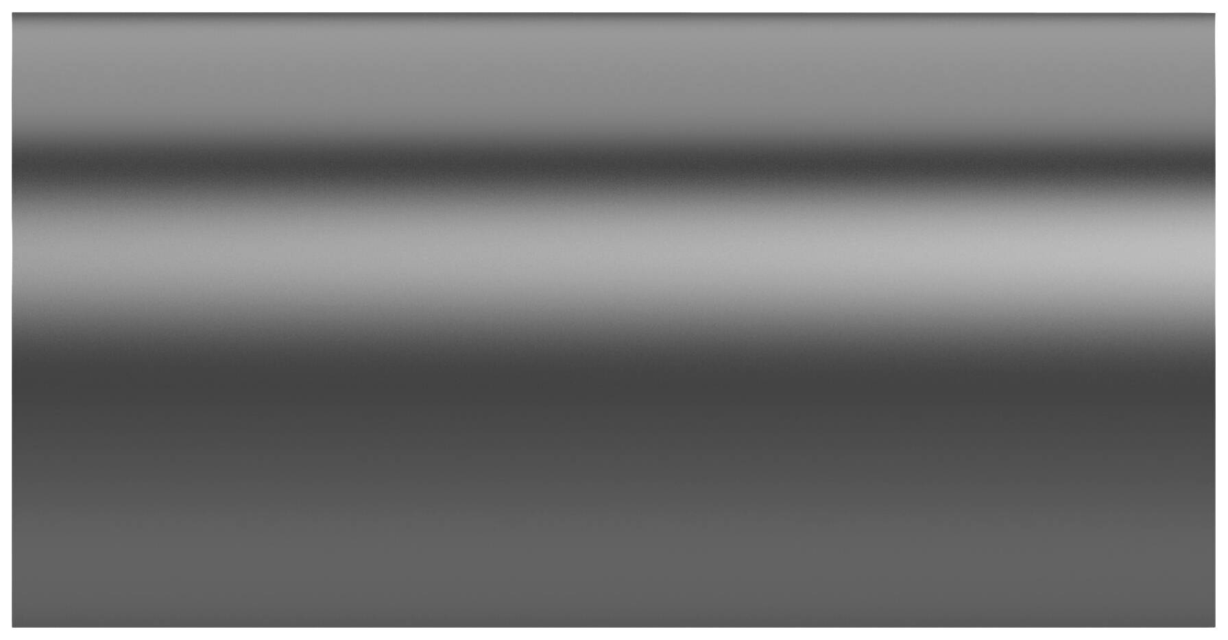 Grau verlaufende Fläche mit einem Glanzeffekt zeigt eine einfache metallische Textur, ohne zusätzliche Muster oder Details.