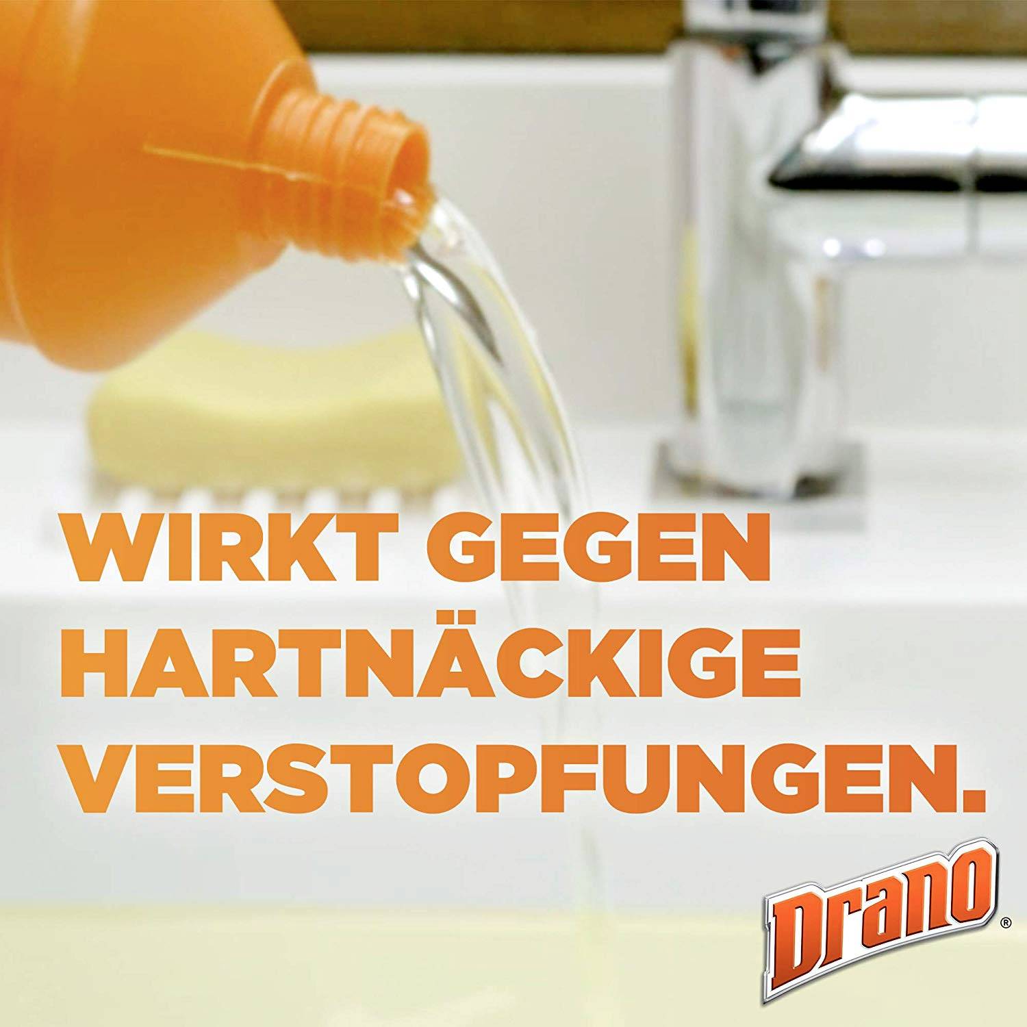 Mr. Muscle Drano Abflussrein. Gel 500ml 4er Set