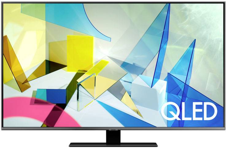 Samsung GQ75Q80 QLED-TV 189 cm 75 Zoll EEK G (A - G) DVB-T2, DVB-C, DVB-S2, UHD, Smart TV, WLAN, PVR ready, CI+ Silber