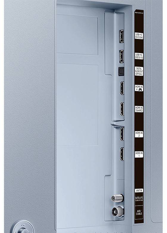 Samsung GQ49LS01 QLED-TV 123 cm 49 Zoll EEK G (A - G) DVB-T2, DVB-C, DVB-S, UHD, Smart TV, WLAN, PVR ready, CI+ Hellblau