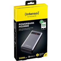 Intenso PD20000 Powerbank 20000 mAh Quick Charge 3.0, USB PD 3.0 LiPo Schwarz Statusanzeige Intenso PD20000 Powerbank 20000 mAh Quick Charge 3.0, USB PD 3.0 LiPo Schwarz Statusanzeige