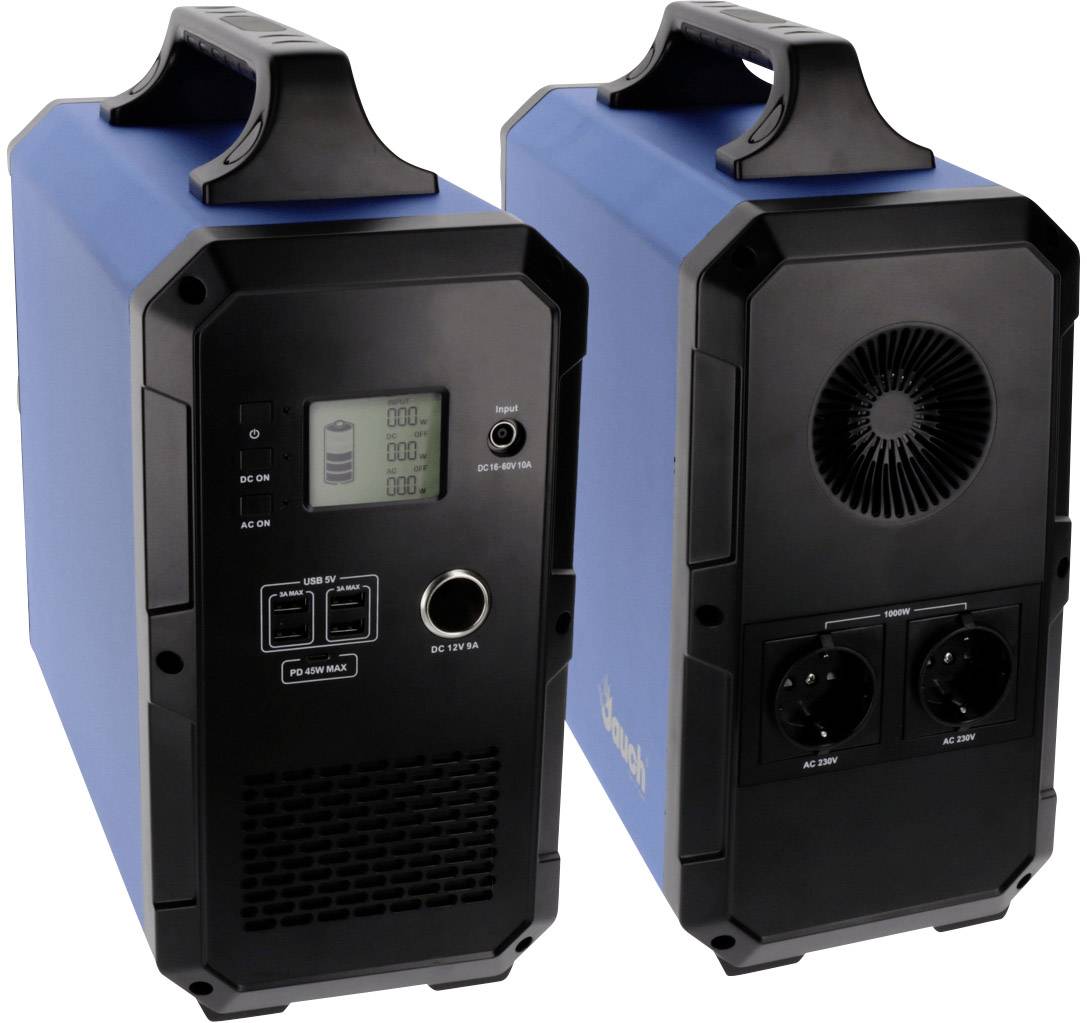 Jauch Quartz JES2400WHA Powerstation 162000 mAh Power Delivery Li-Ion USB, USB-C™, Zigarettenanzünder-Buchse