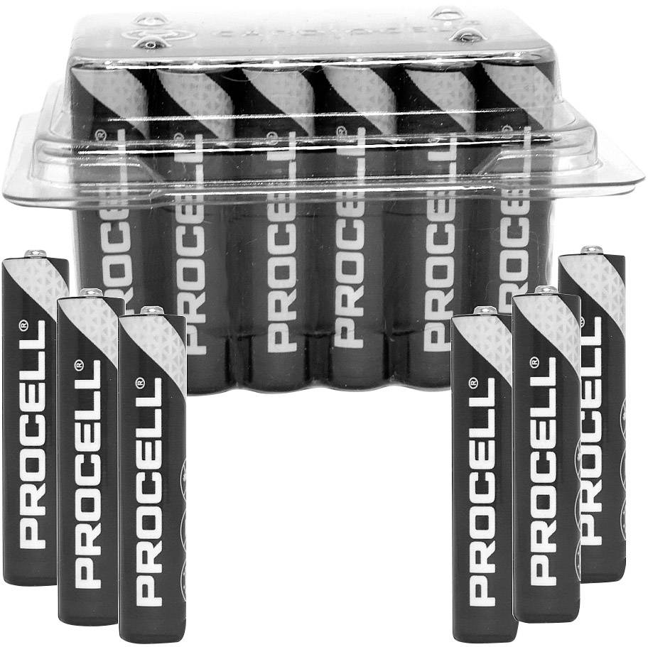 PROCELL Industrial Micro (AAA)-Batterie Alkali-Mangan 1.5V 24St.