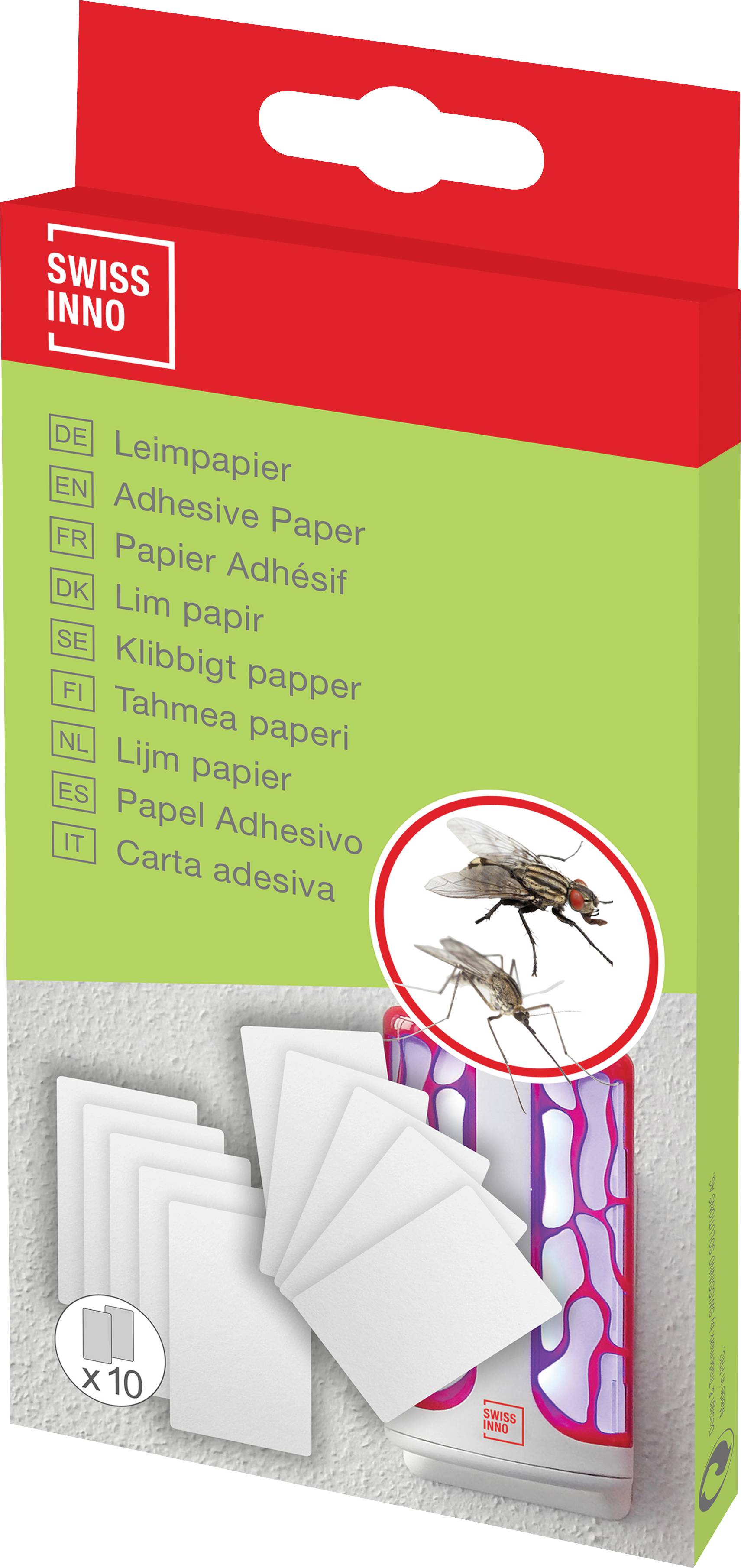 Swissinno 1 248 238 Sticky paper Glue Catcher Klebefallen-Folie Passend für Marke (Tiervertreiber) Swissinno 10St.