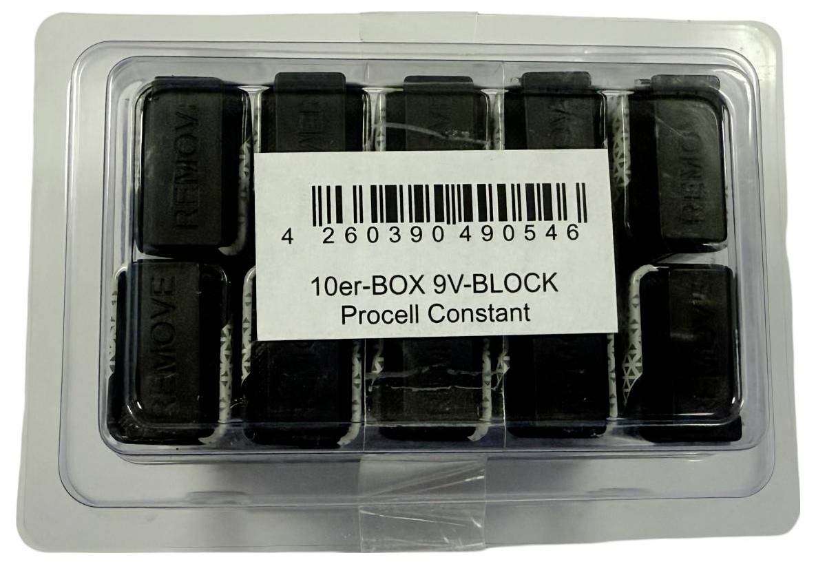 Duracell Procell Industrial 9V Block-Batterie Alkali-Mangan 9V 10St.