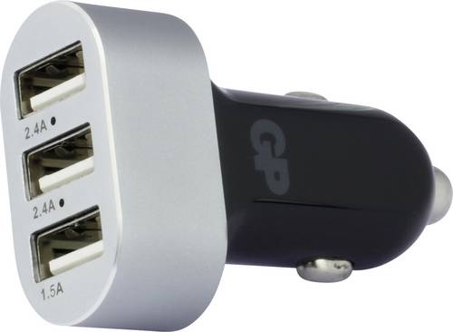 GP Batteries CC61 150GPCC61B-2C1 USB-Ladegerät KFZ, LKW Ausgangsstrom (max.) 6300mA 3 x USB