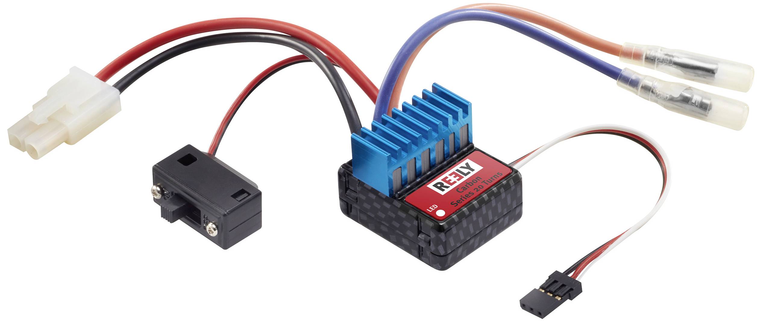 Reely Automodell Brushed Fahrtregler Belastbarkeit (max. A): 60A Motorlimit (Turns) num: 20