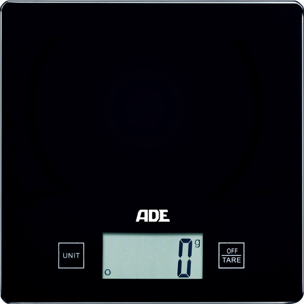 ADE Tina Digitale Küchenwaage digital Wägebereich (max.)=5kg Schwarz