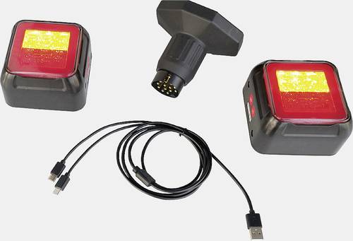 Beleuchtungssatz 13-polig Bremslicht, Blinker, Rückleuchte 12V Rot, Orange, Schw