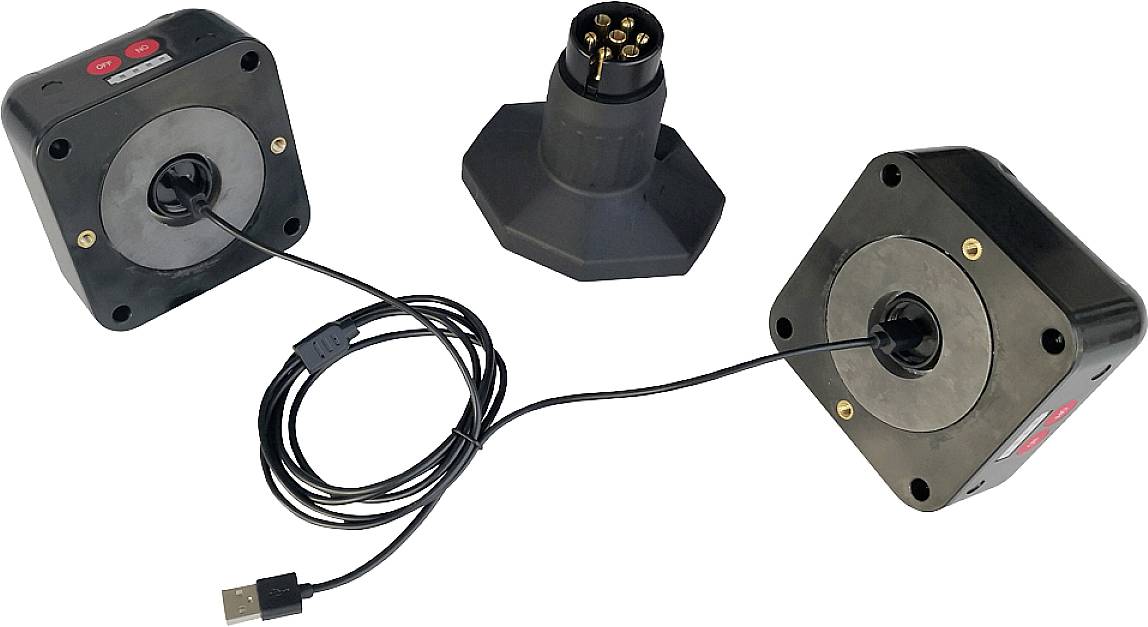 Berger & Schröter Beleuchtungssatz 7-polig Bremslicht, Blinker, Rückleuchte 12 V Rot, Orange, Schwarz inkl. Magnethalter