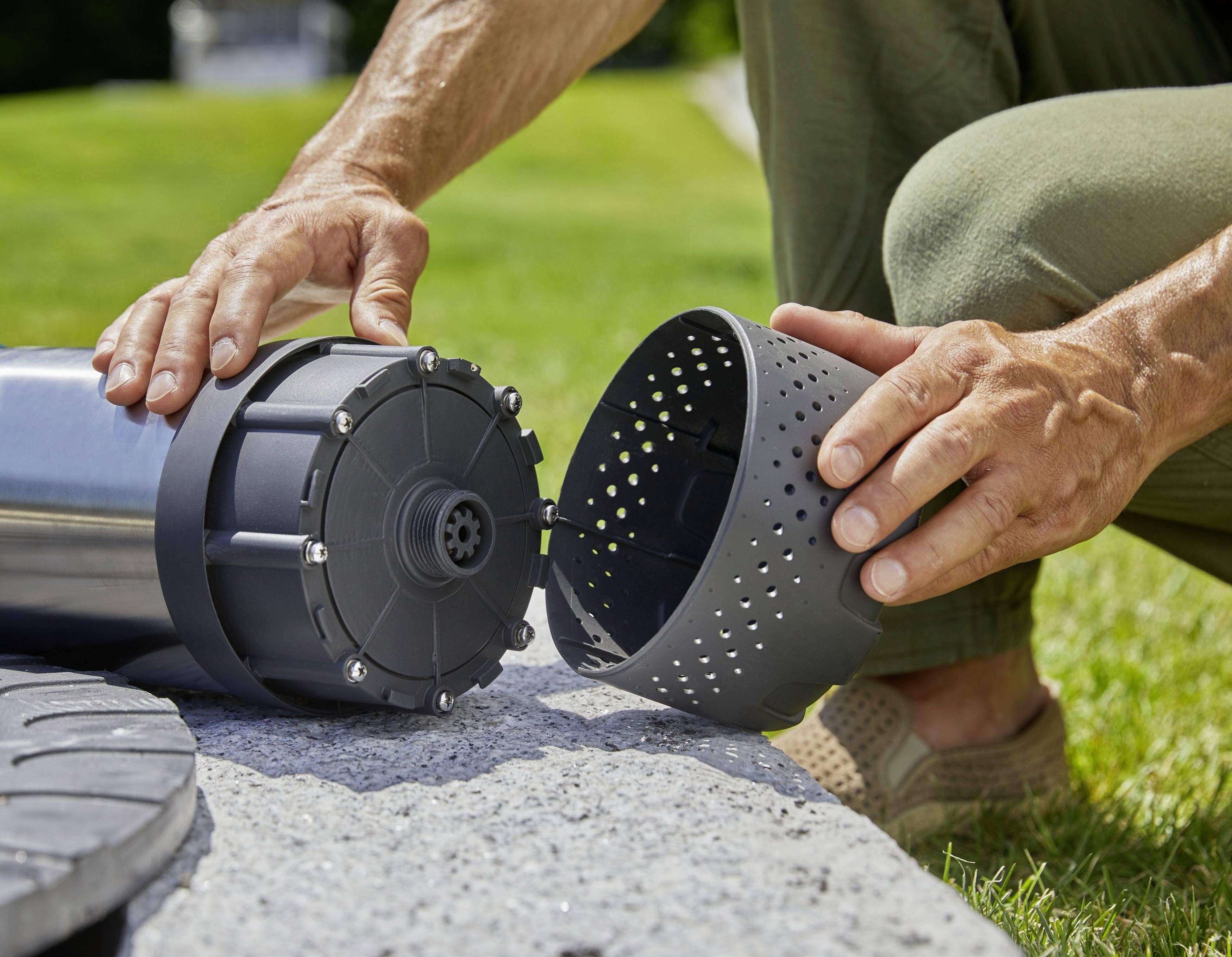 GARDENA 01768-20 5900/4 inox Tauchdruck-Pumpe 5900 l/h 35m