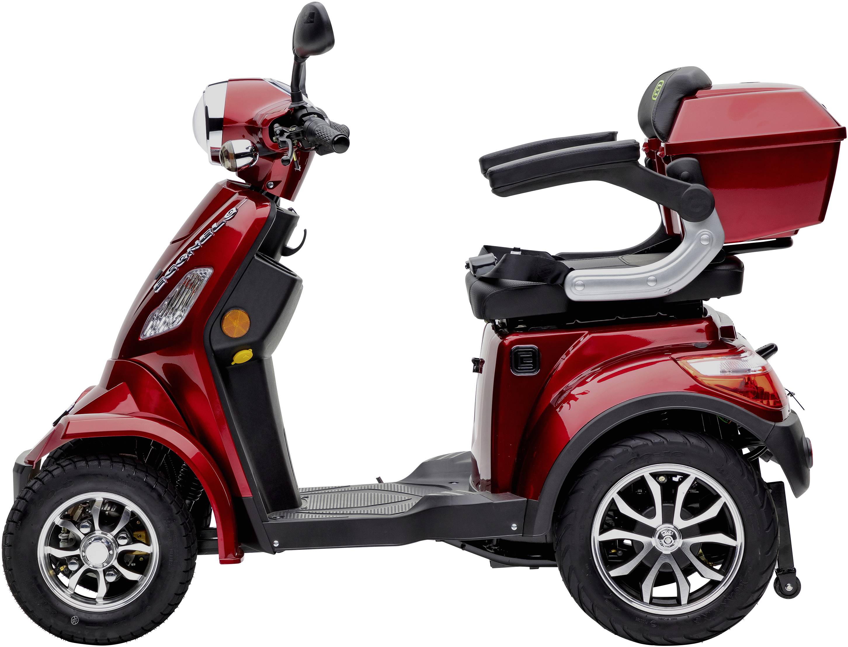 ECONELO J4000 E-Scooter Rot Blei-Gel 20Ah Straßenzulassung: Deutschland