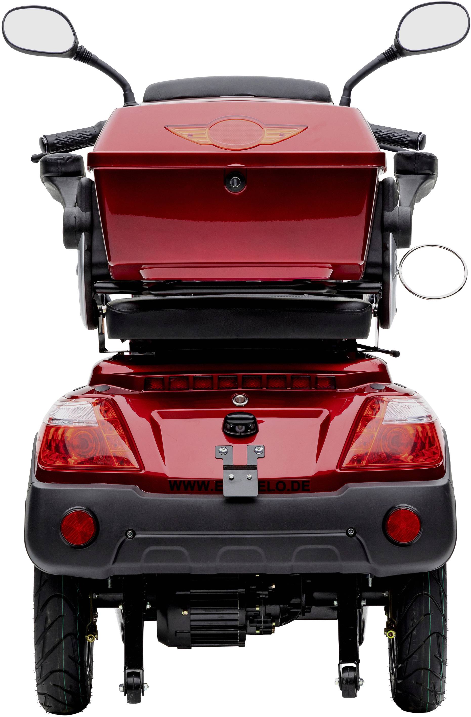 ECONELO J4000 E-Scooter Rot Blei-Gel 20Ah Straßenzulassung: Deutschland