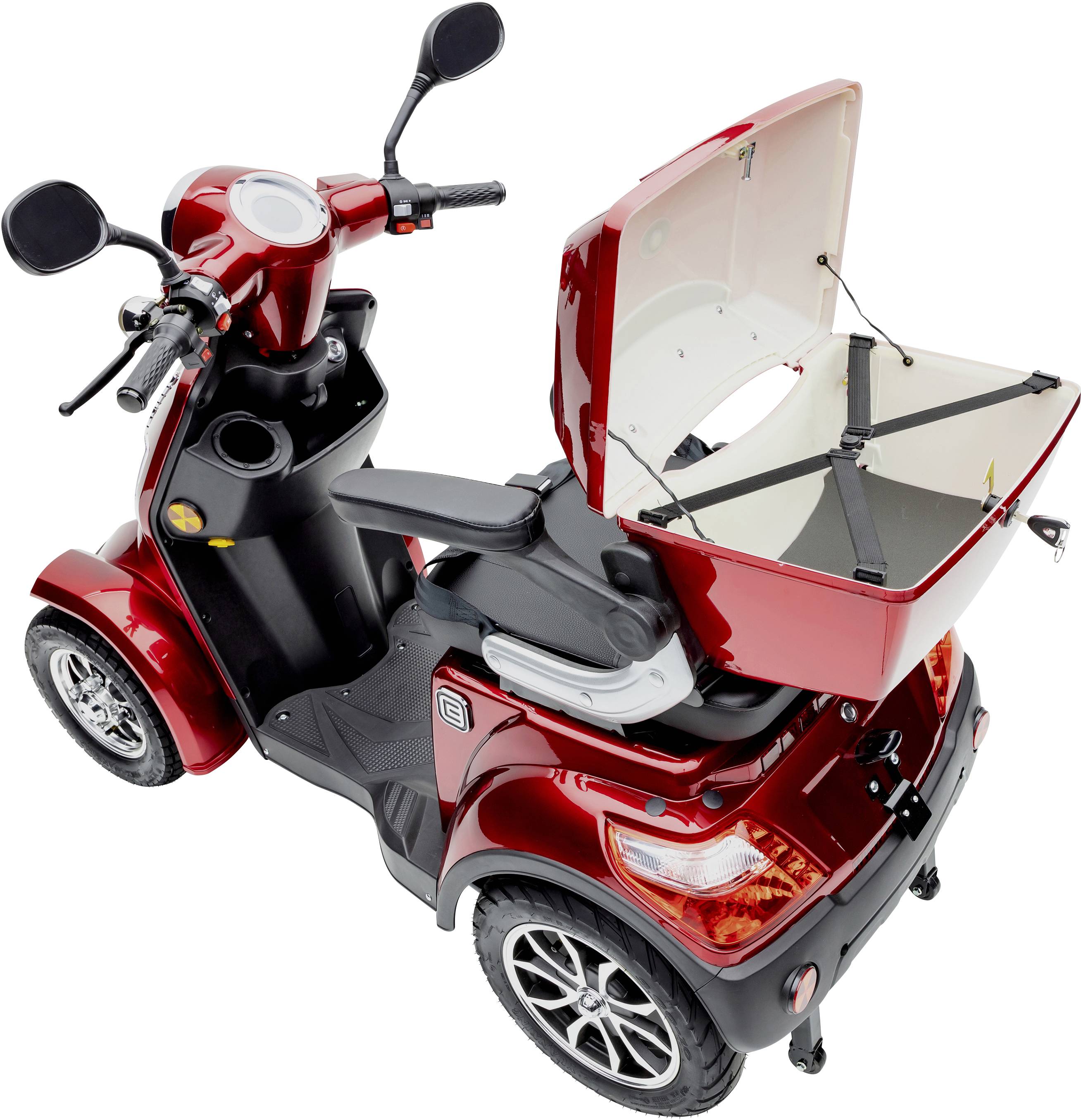 ECONELO J4000 E-Scooter Rot Blei-Gel 20Ah Straßenzulassung: Deutschland