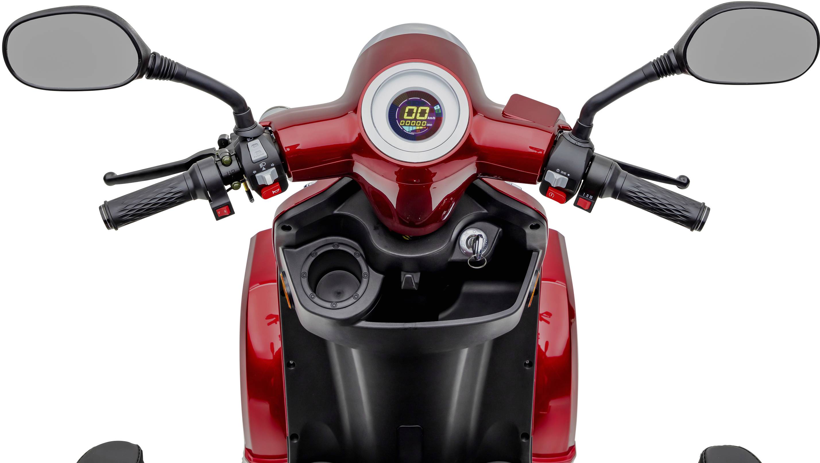 ECONELO J4000 E-Scooter Rot Blei-Gel 20Ah Straßenzulassung: Deutschland