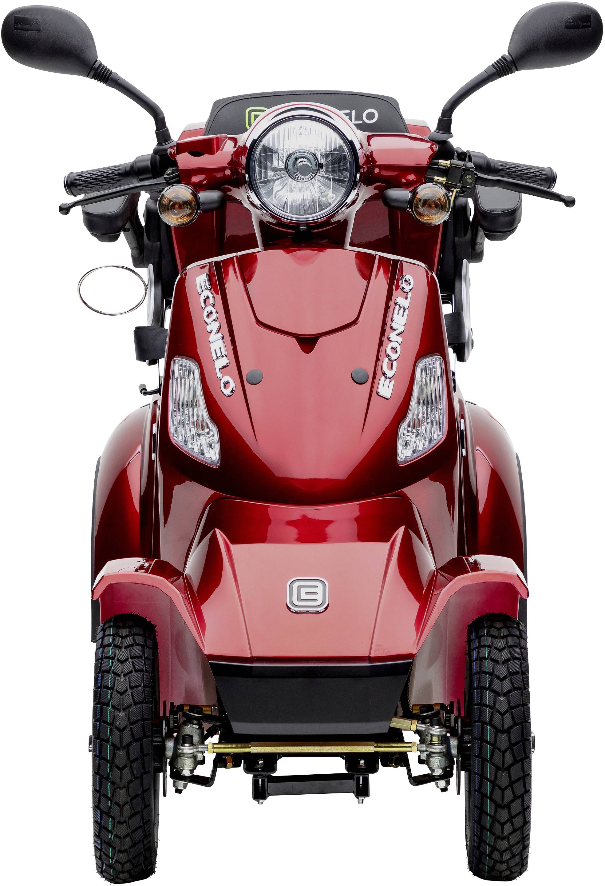 ECONELO J4000 E-Scooter Rot Blei-Gel 20Ah Straßenzulassung: Deutschland