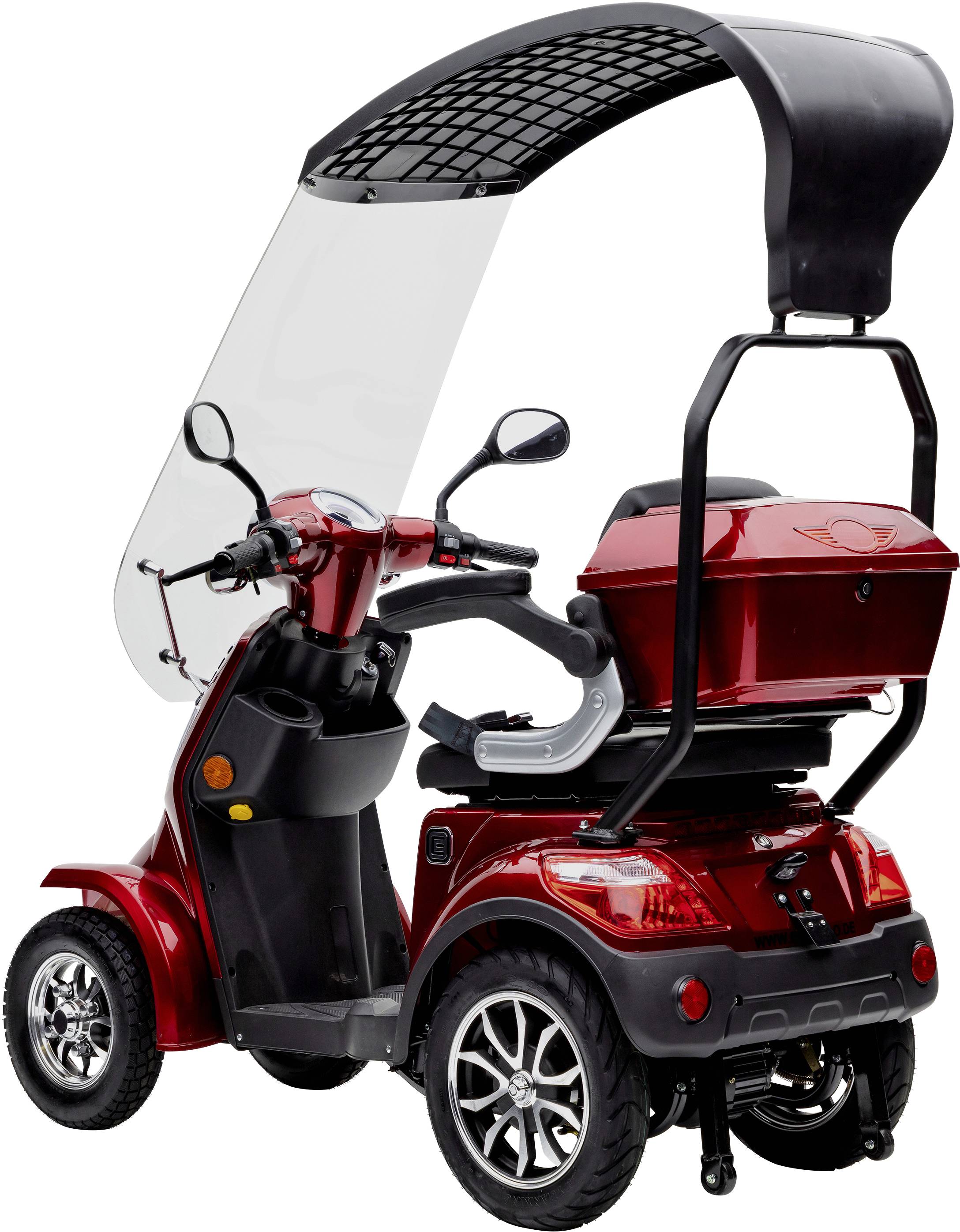 ECONELO JD4000 E-Scooter Rot Blei-Gel 60V 20Ah Straßenzulassung: Deutschland
