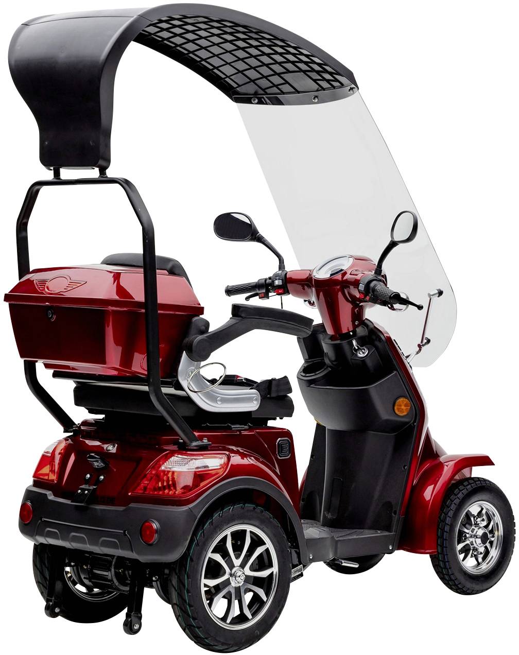 ECONELO JD4000 E-Scooter Rot Blei-Gel 60V 20Ah Straßenzulassung: Deutschland