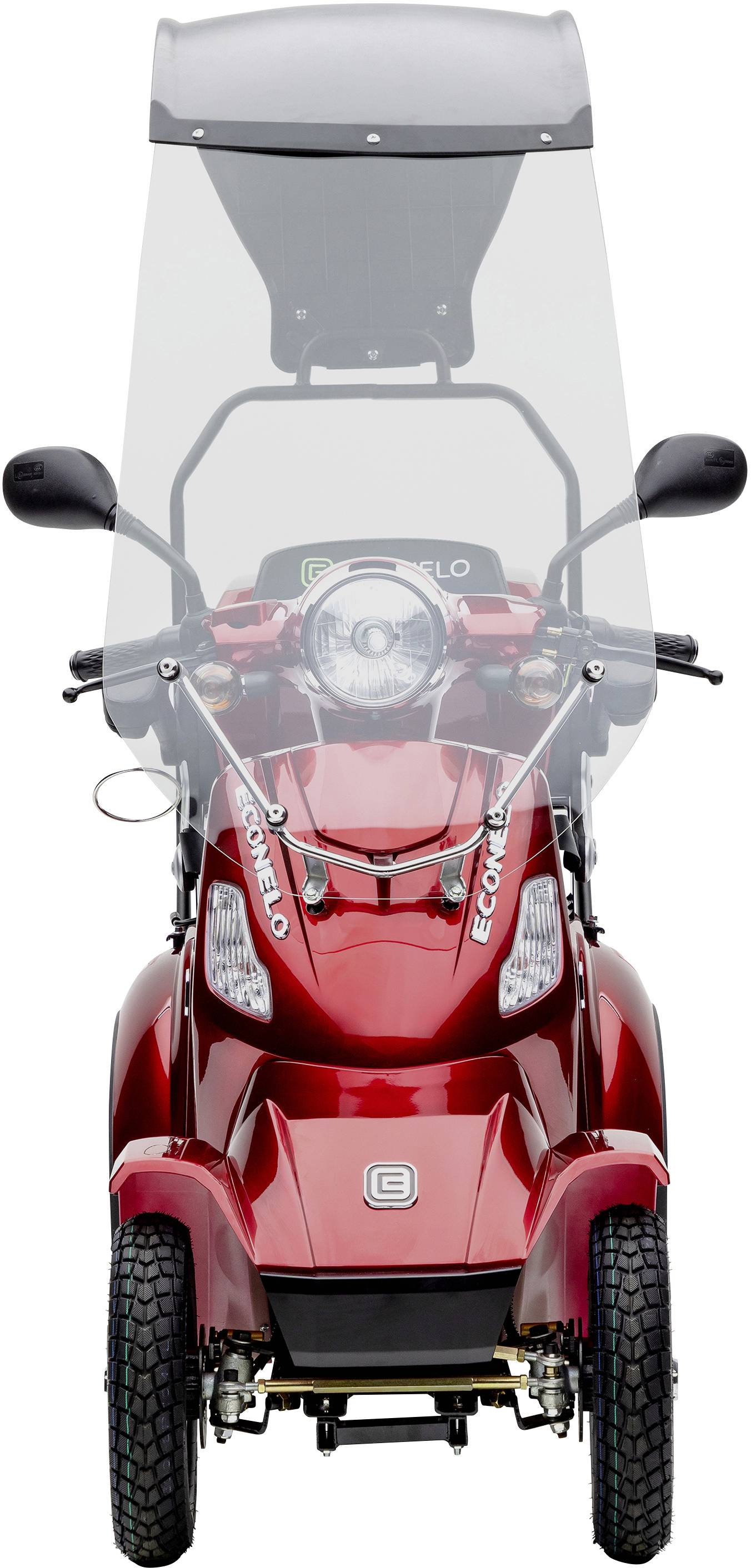 ECONELO JD4000 E-Scooter Rot Blei-Gel 60V 20Ah Straßenzulassung: Deutschland