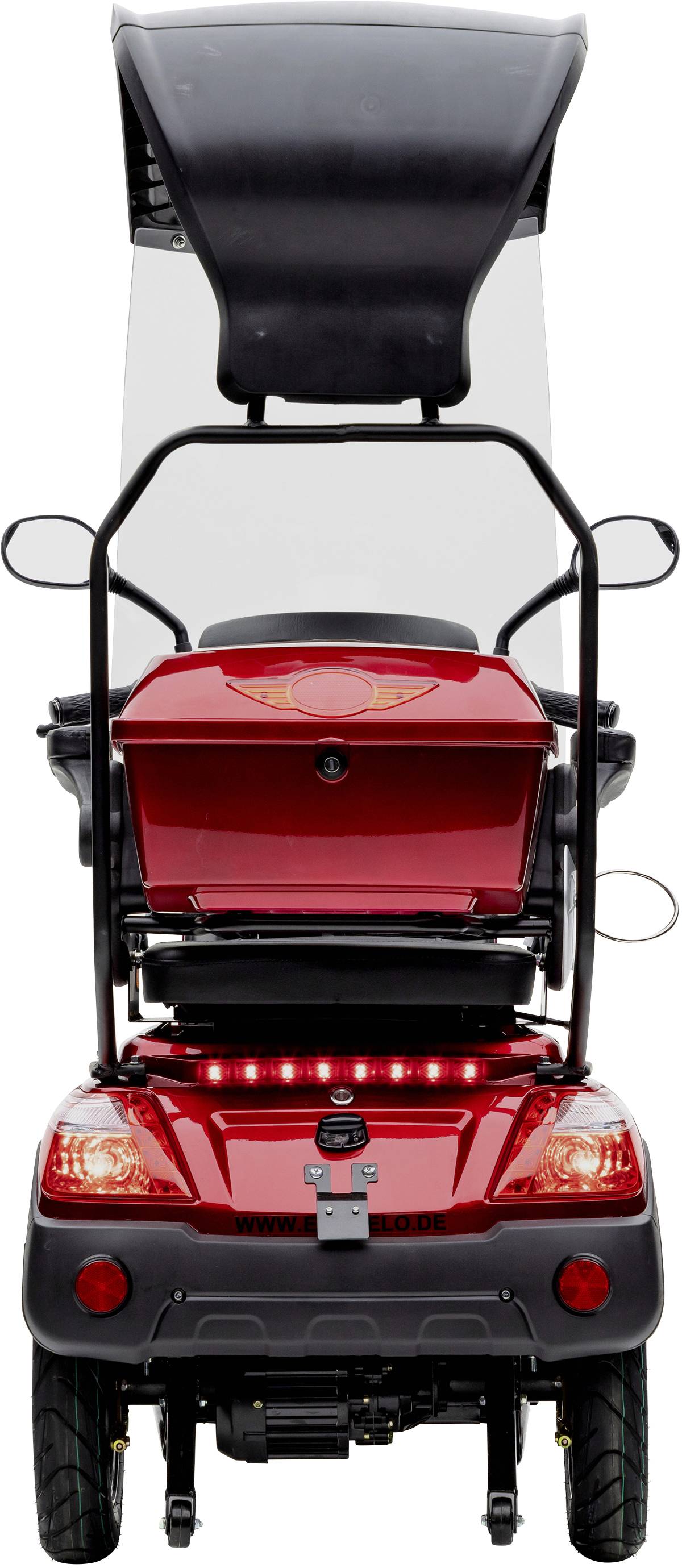 ECONELO JD4000 E-Scooter Rot Blei-Gel 60V 20Ah Straßenzulassung: Deutschland