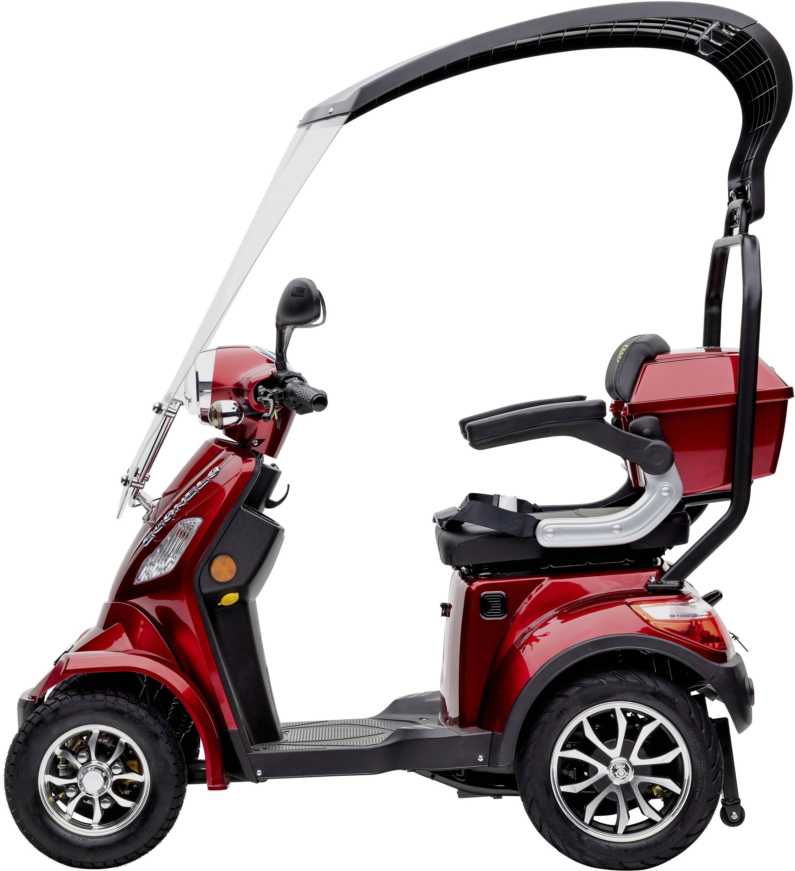 ECONELO JD4000 E-Scooter Rot Blei-Gel 60V 20Ah Straßenzulassung: Deutschland
