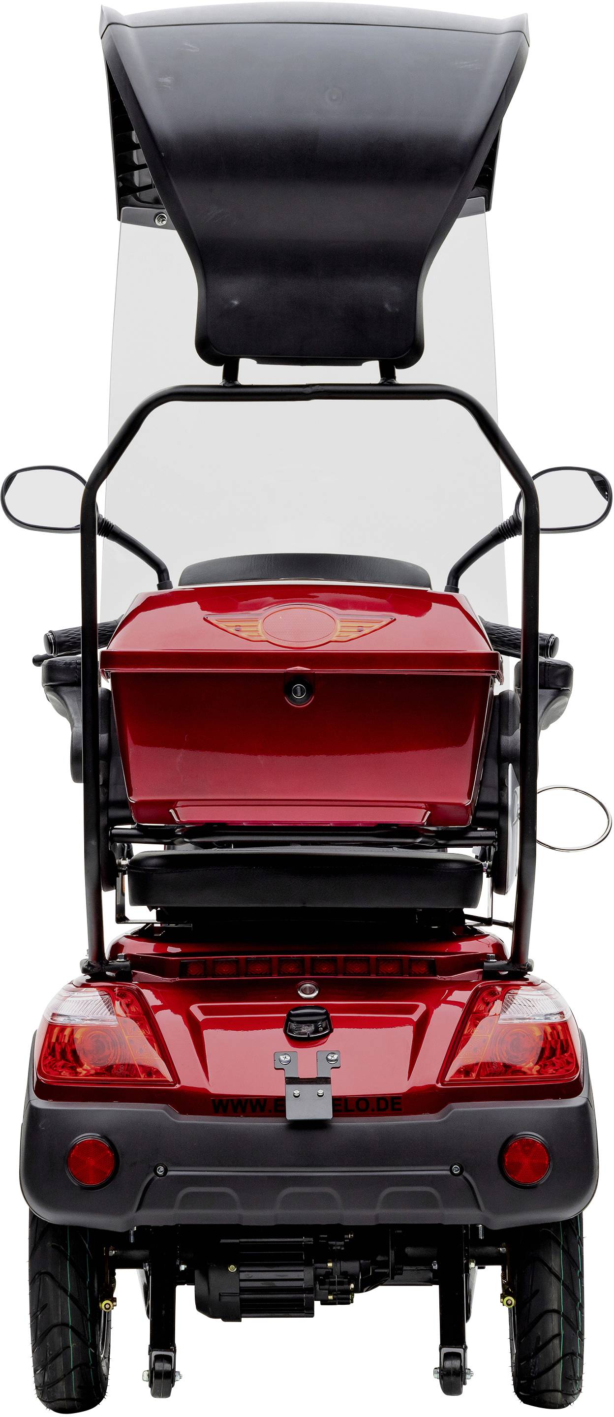 ECONELO JD4000 E-Scooter Rot Blei-Gel 60V 20Ah Straßenzulassung: Deutschland