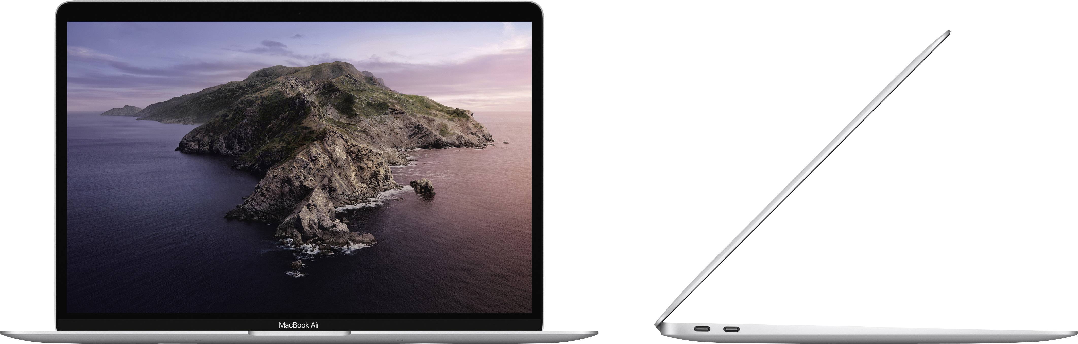 Apple MacBook Air 13 (2020) 33.8cm (13.3 Zoll) Intel® Core™ i5 8GB RAM 512GB SSD Silber Intel Iris Plus Graphics MVH42D/A