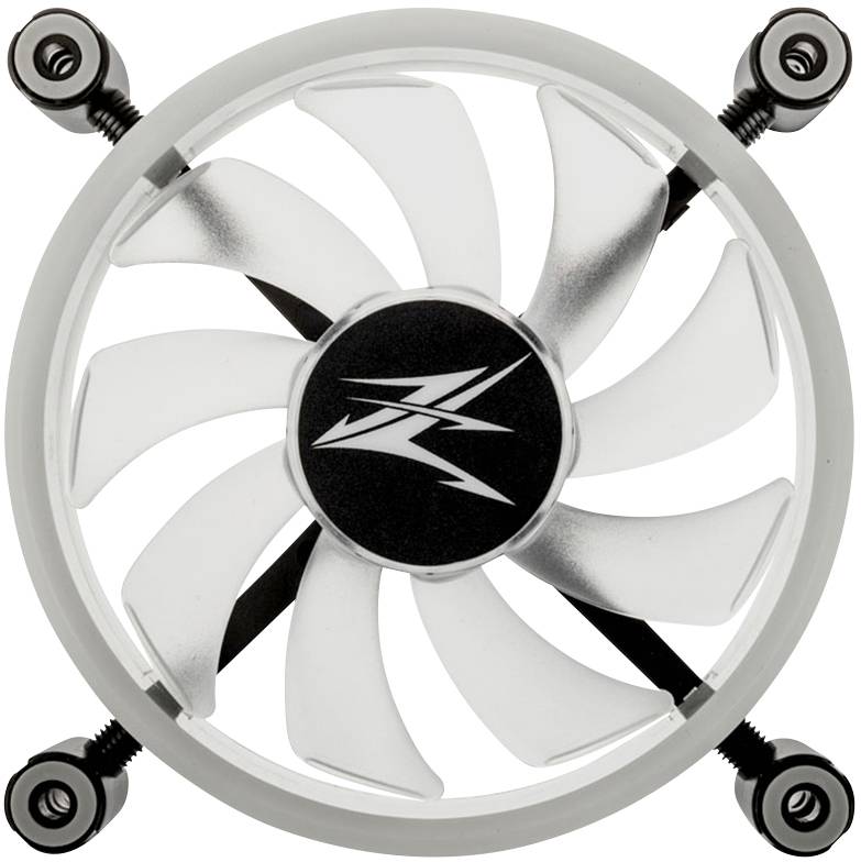 Zalman ZM-LF120 PWM ARGB PC-Gehäuse-Lüfter Schwarz (B x H x T) 120 x 120 x 26 mm inkl. LED-Beleuchtung