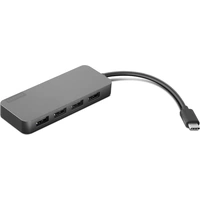 Lenovo USB-C to 4-Port USB-A USB-Kombi-Hub Eisen-Grau Lenovo USB-C to 4-Port USB-A USB-Kombi-Hub Eisen-Grau