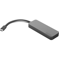 Lenovo USB-C to 4-Port USB-A USB-Kombi-Hub Eisen-Grau Lenovo USB-C to 4-Port USB-A USB-Kombi-Hub Eisen-Grau