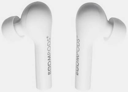 Boompods Bassline In Ear Kopfhörer Bluetooth® Weiß Headset, Magnetisch, Touch-Steuerung