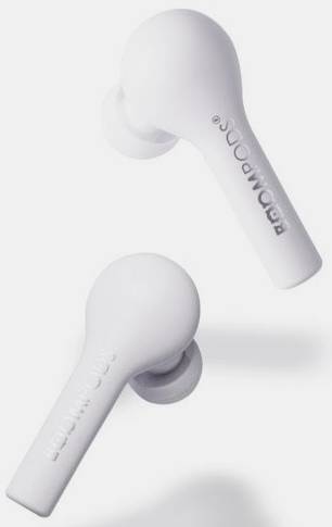 Boompods Bassline In Ear Kopfhörer Bluetooth® Weiß Headset, Magnetisch, Touch-Steuerung