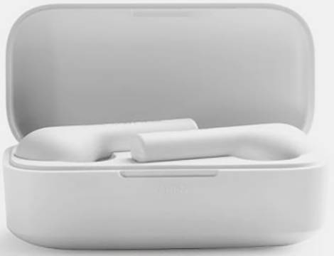 Boompods Bassline In Ear Kopfhörer Bluetooth® Weiß Headset, Magnetisch, Touch-Steuerung