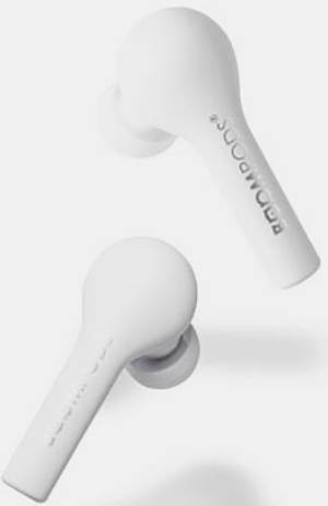 Boompods Bassline In Ear Kopfhörer Bluetooth® Weiß Headset, Magnetisch, Touch-Steuerung