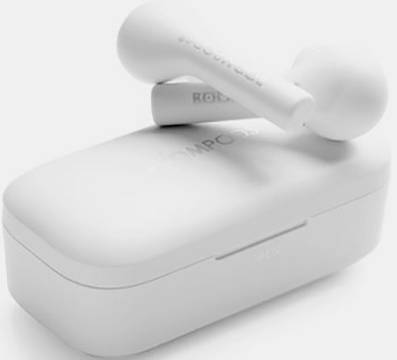 Boompods Bassline In Ear Kopfhörer Bluetooth® Weiß Headset, Magnetisch, Touch-Steuerung