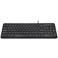 Perixx PERIBOARD-213 DE B USB Tastatur Deutsch, QWERTZ Schwarz Perixx PERIBOARD-213 DE B USB Tastatur Deutsch, QWERTZ Schwarz