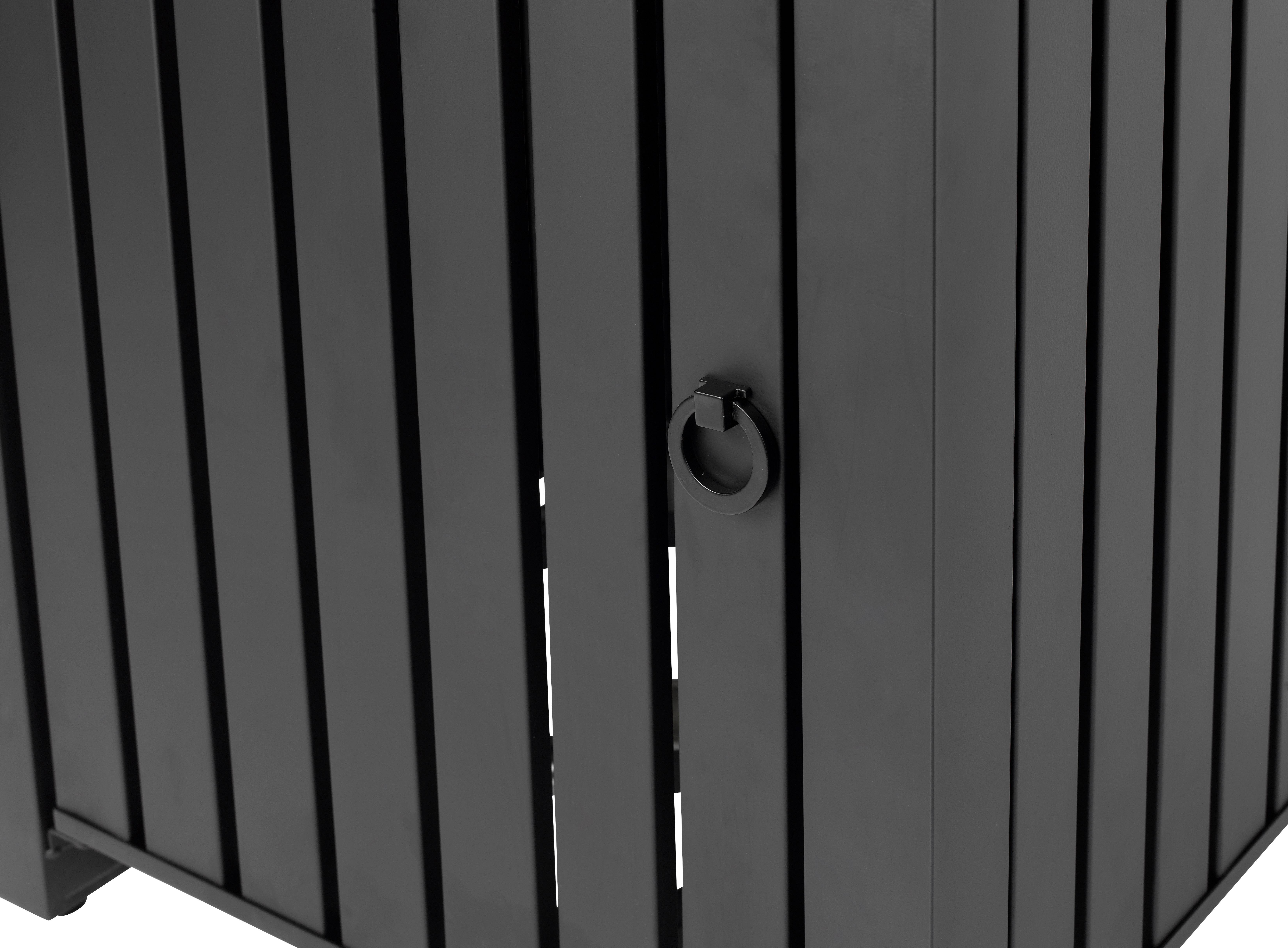 Tepro Garten Topeka XL Gas Feuerstelle Schwarz