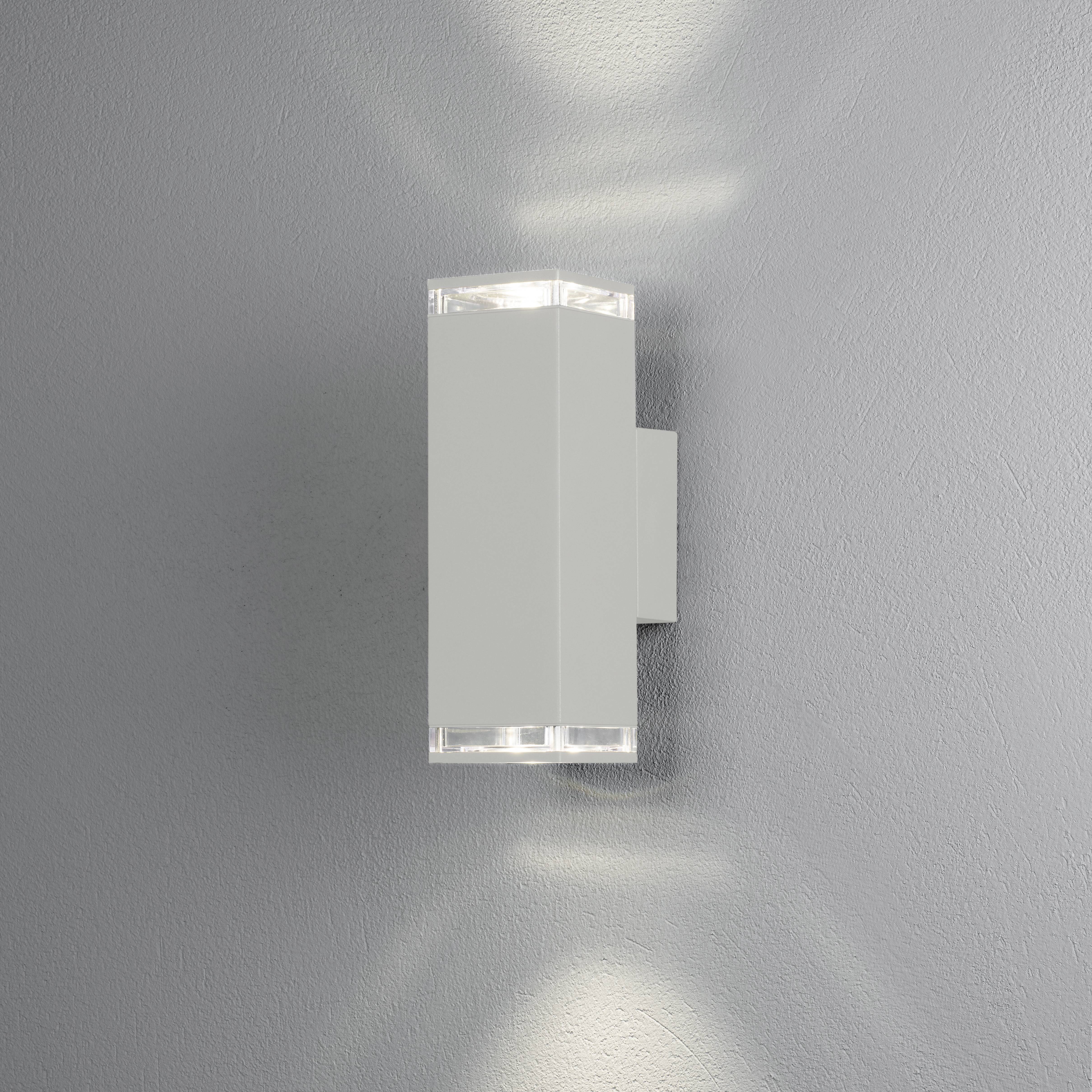 Konstsmide Pollux 407-250 Außenwandleuchte LED GU10 14W Weiß