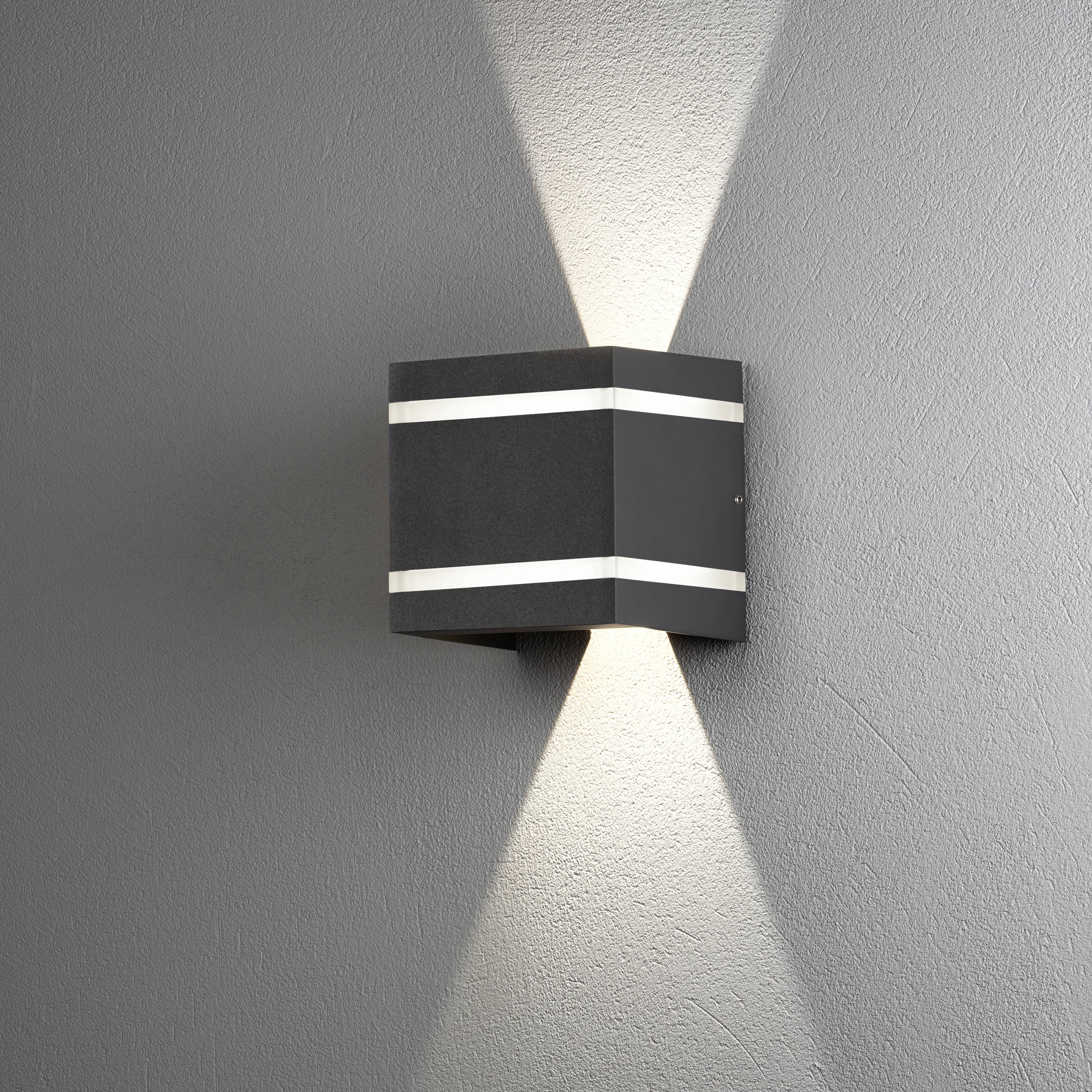 Konstsmide Cremona 7870-370 LED-Außenwandleuchte EEK: G (A - G) 6W Anthrazit