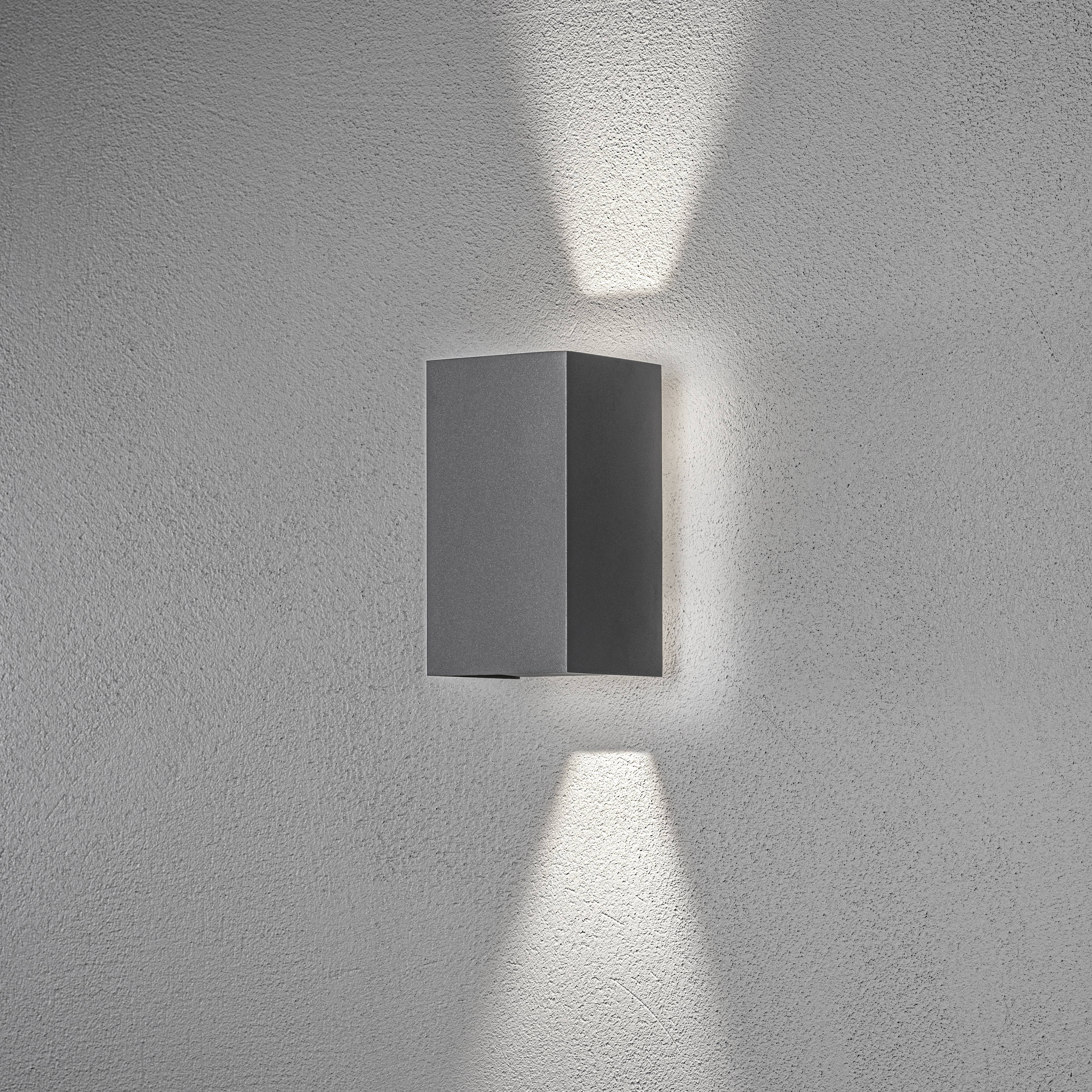 Konstsmide Cremona 7871-370 LED-Außenwandleuchte EEK: G (A - G) 9W Anthrazit