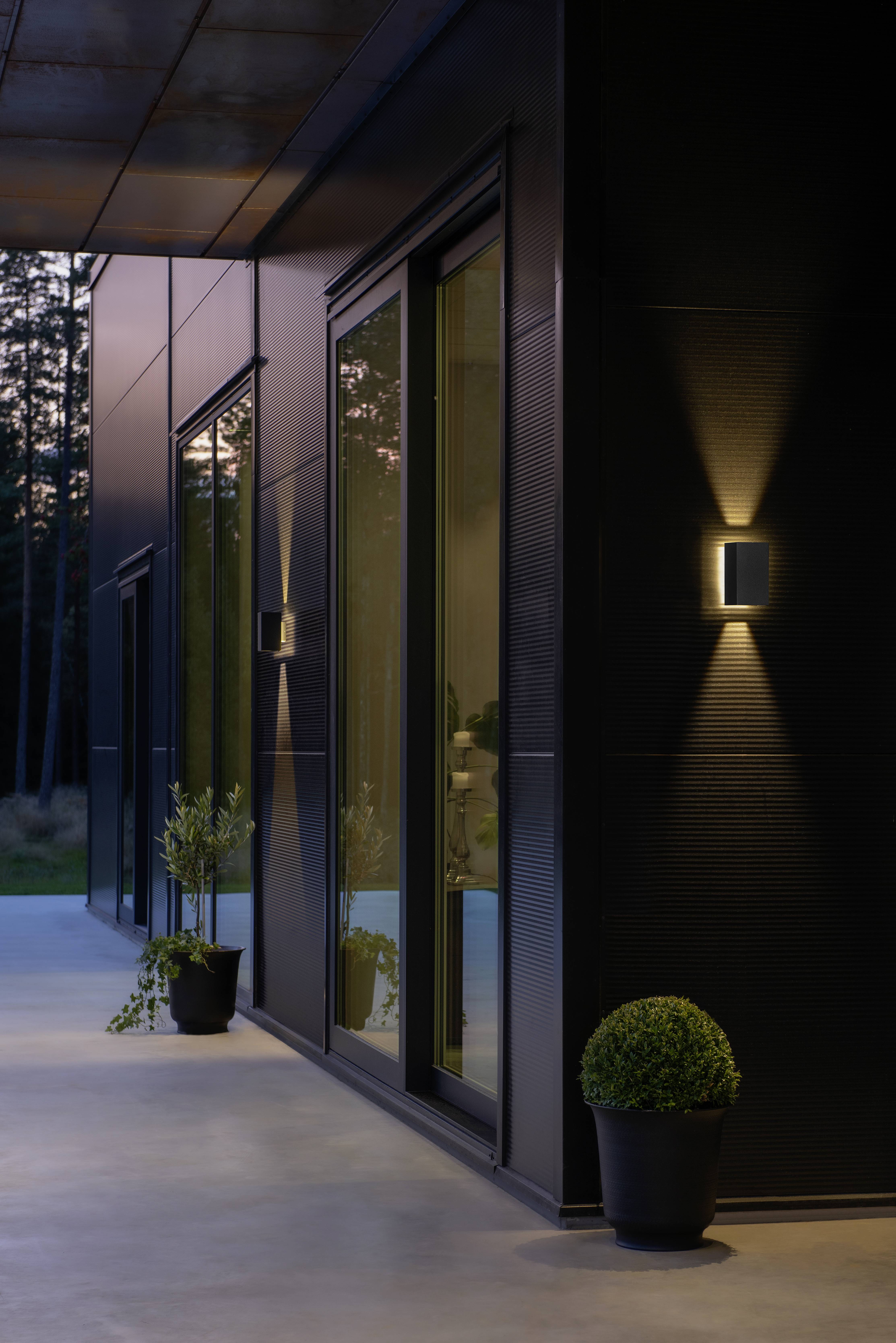 Konstsmide Cremona 7871-370 LED-Außenwandleuchte EEK: G (A - G) 9W Anthrazit