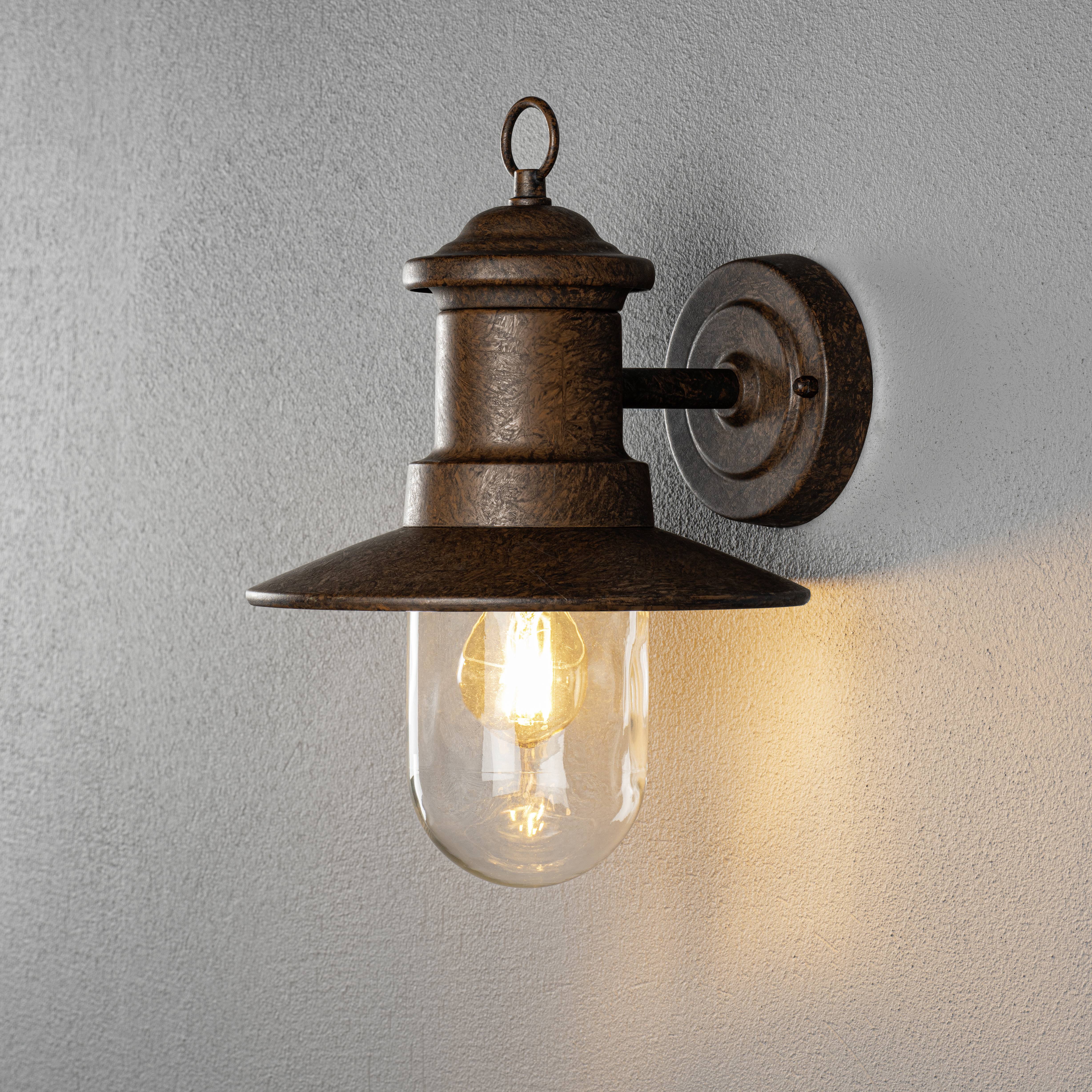 Konstsmide Napoli 7346-970 Außenwandleuchte E27 60W Rost