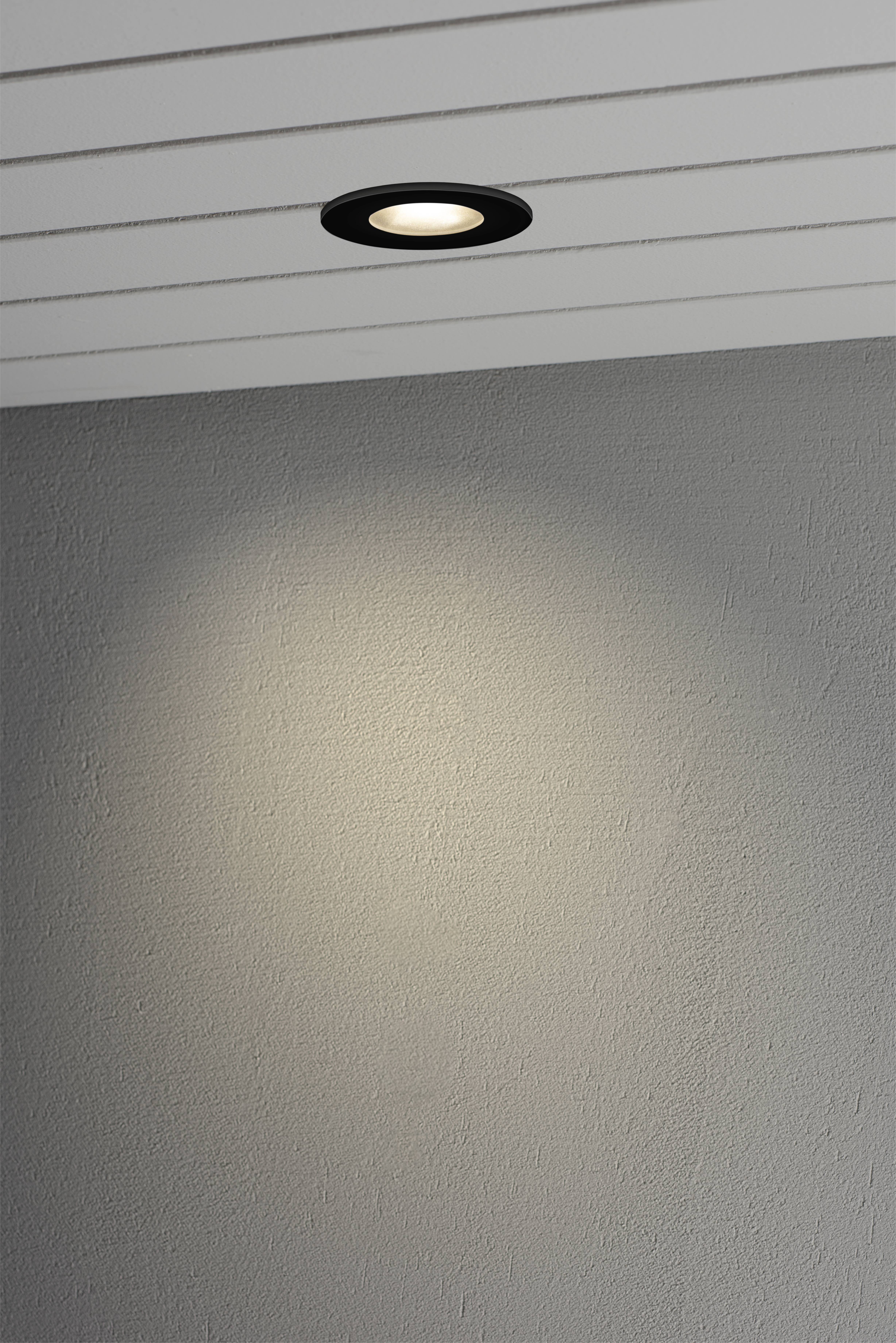 Konstsmide Maavalo LED-Bad-Einbauleuchte EEK: F (A - G) 6W IP44 Schwarz